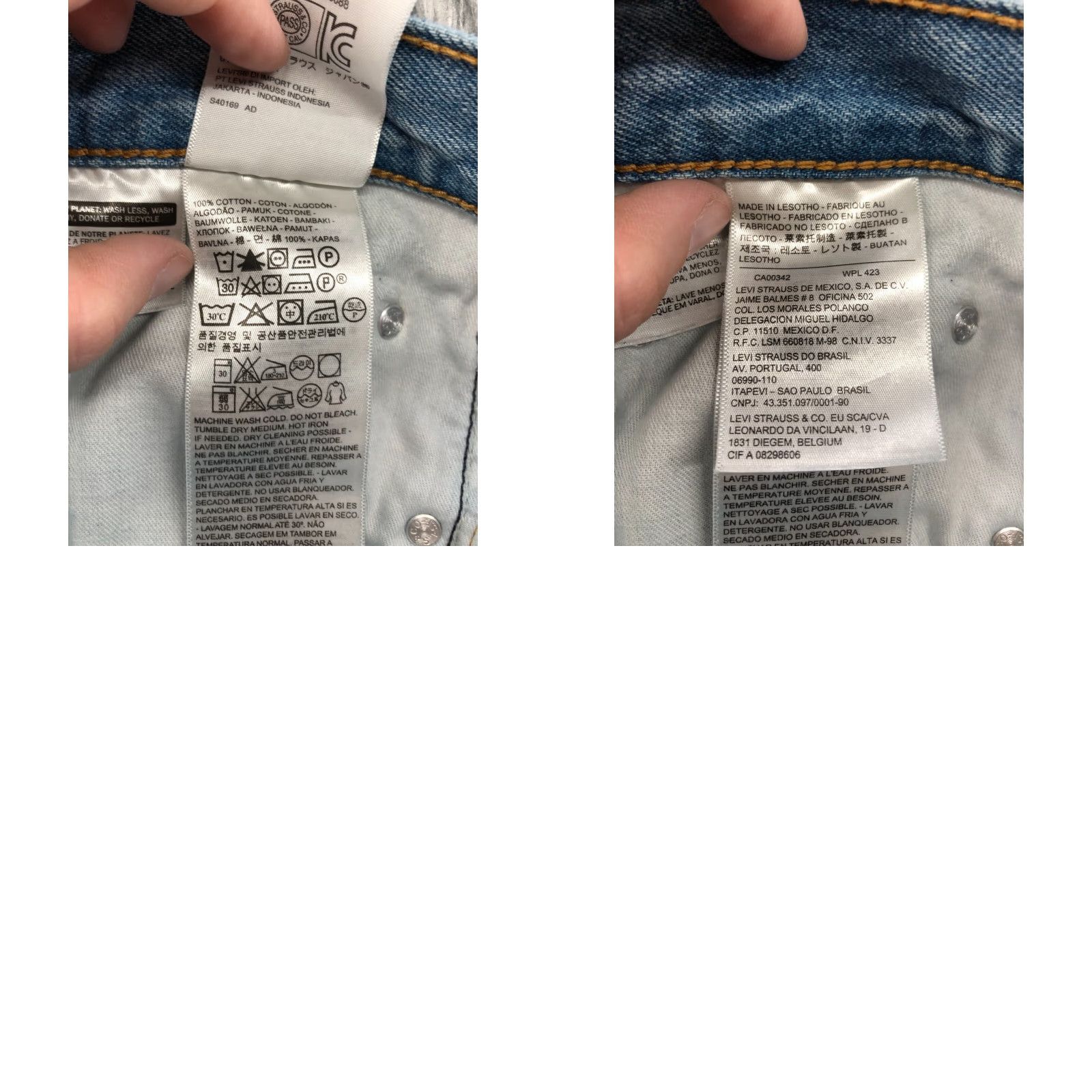 Levi's Levi's 550 Jeans - 36x30 - Regular Slim Straight | Levi's | Blue | Denim | Men's Jeans Size US 36 / EU 52 - 9 Thumbnail
