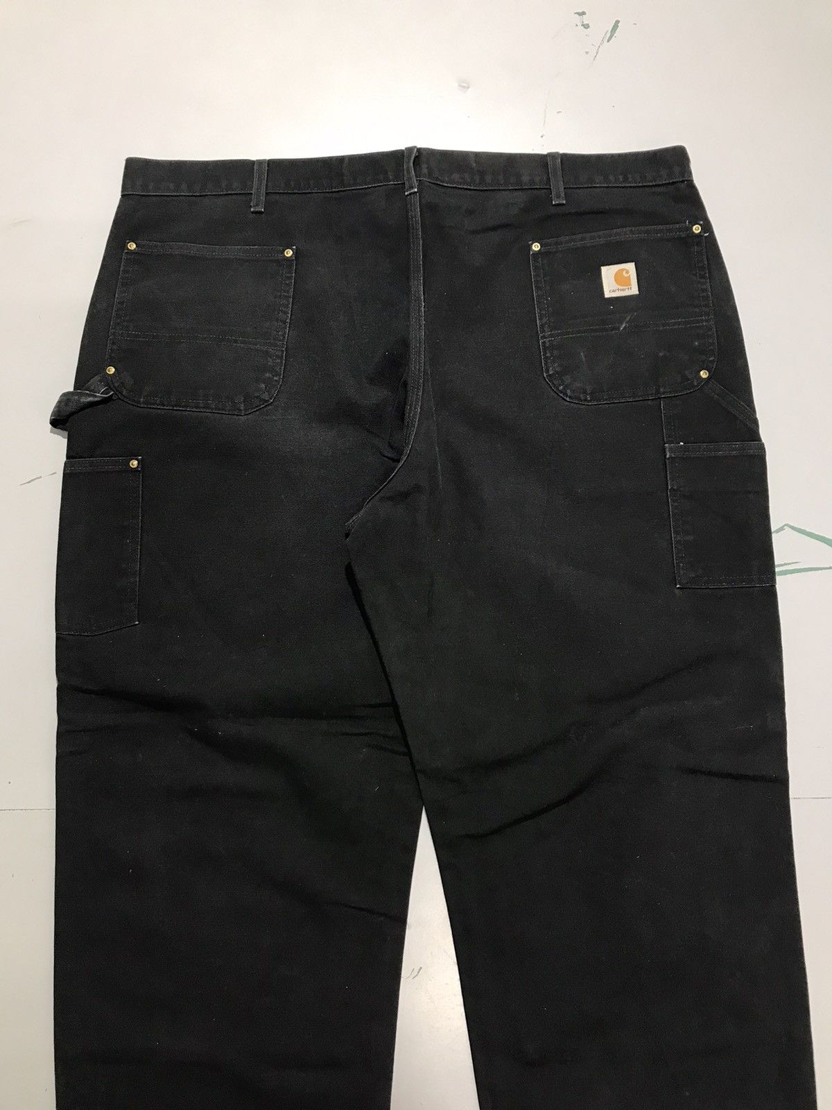 Carhartt Vintage Carhartt double knee damaged workwear denim 46x30 Size US 44 / EU 60 - 9 Thumbnail