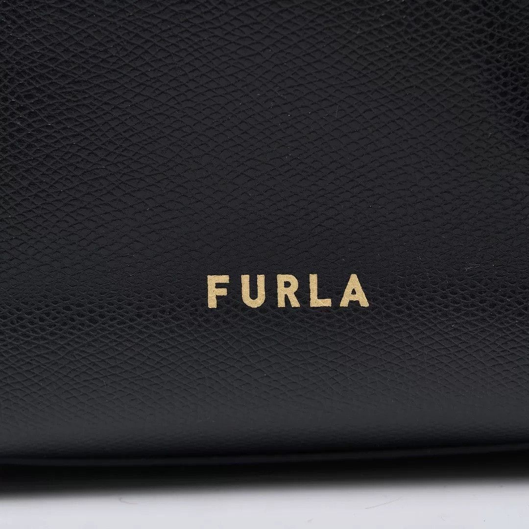 Furla Furla Black Gold Handbag with Handle Size ONE SIZE - 2 Thumbnail