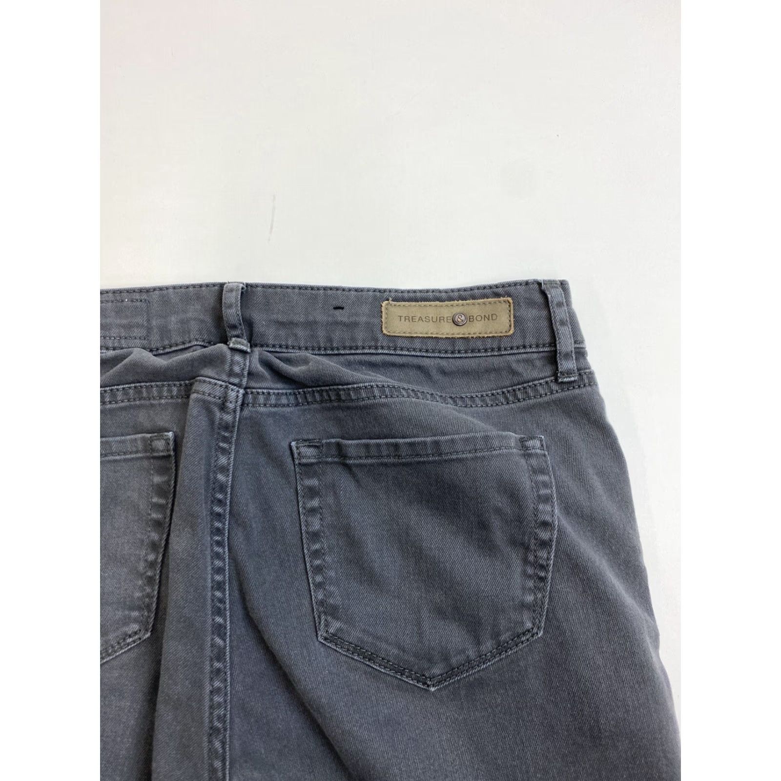 Treasure & Bond Treasure & Bond Jeans Womens Size 27 Gray Distressed Skinny Regular Women Size 27" / US 4 / IT 40 - 8 Thumbnail