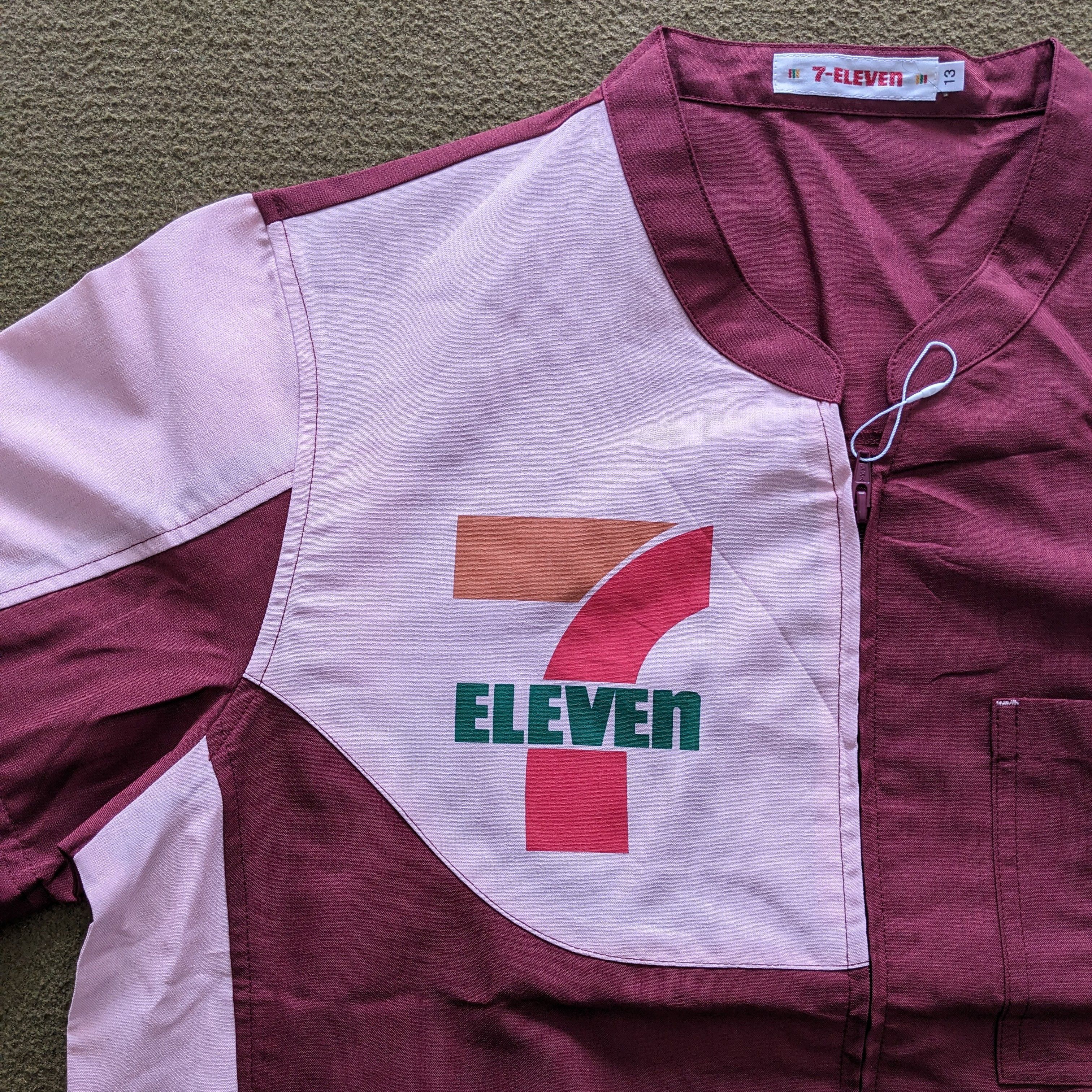 Vintage Vintage 7 ELEVEN Uniform Workers Jacket Size US M / EU 48-50 / 2 - 2 Thumbnail