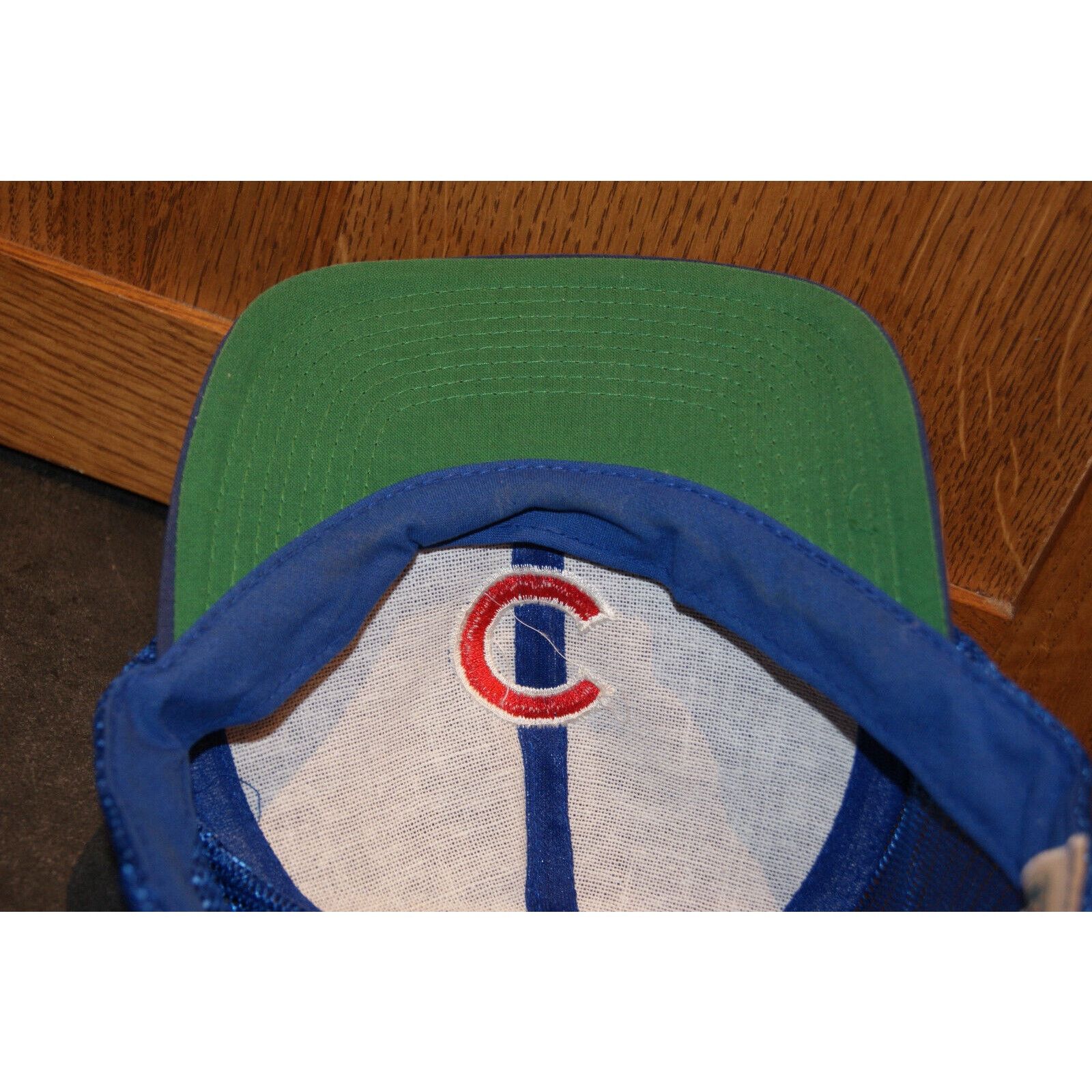 Other VTG 80 Chicago Cubs Snapback Mesh Trucker Hat Cap Twins M/L Size ONE SIZE - 6 Thumbnail