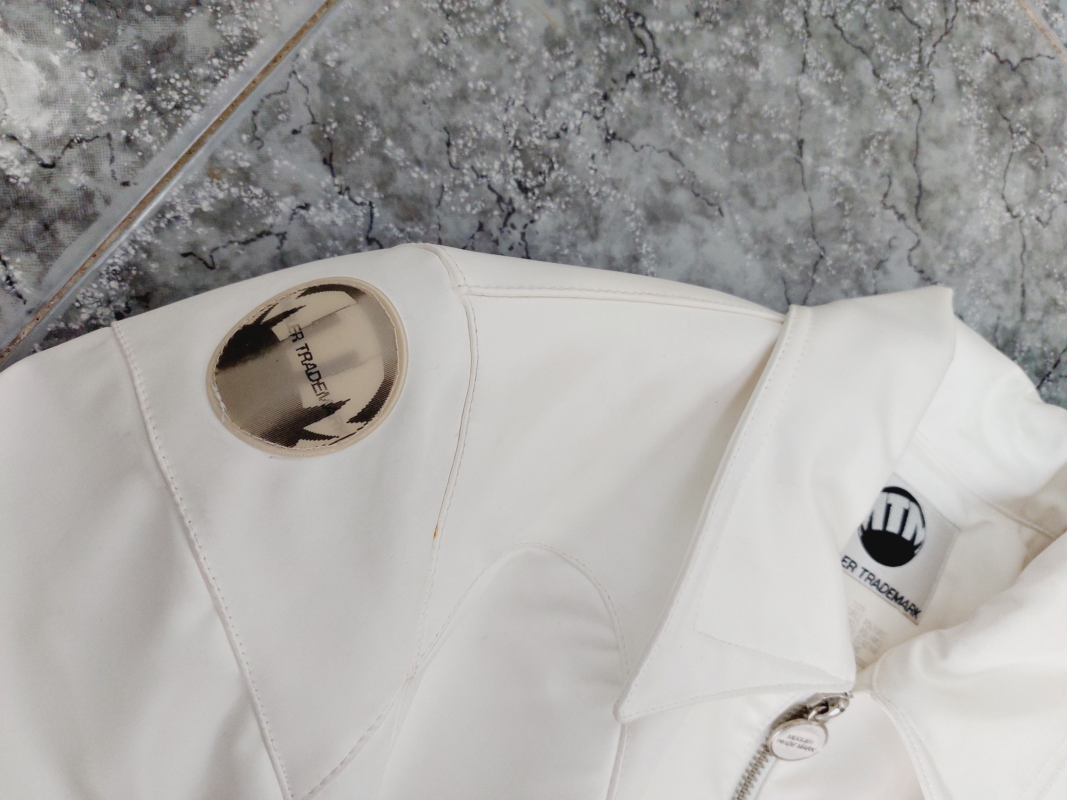 Thierry Mugler Thierry Mugler PVC Rubber White Plastic Couture Jacket Suit Size M / US 6-8 / IT 42-44 - 4 Thumbnail