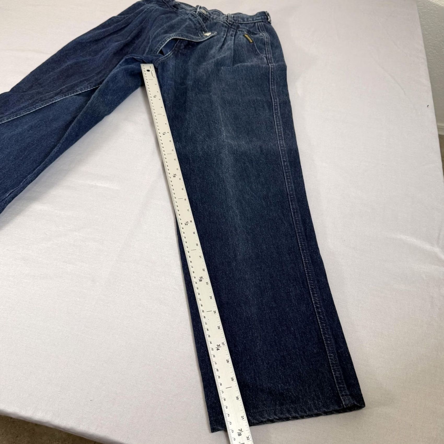 Vintage VINTAGE Rocky Mountain Jeans Womens 11 Blue Denim Pants Western 90s Size 32" / US 10 / IT 46 - 5 Thumbnail