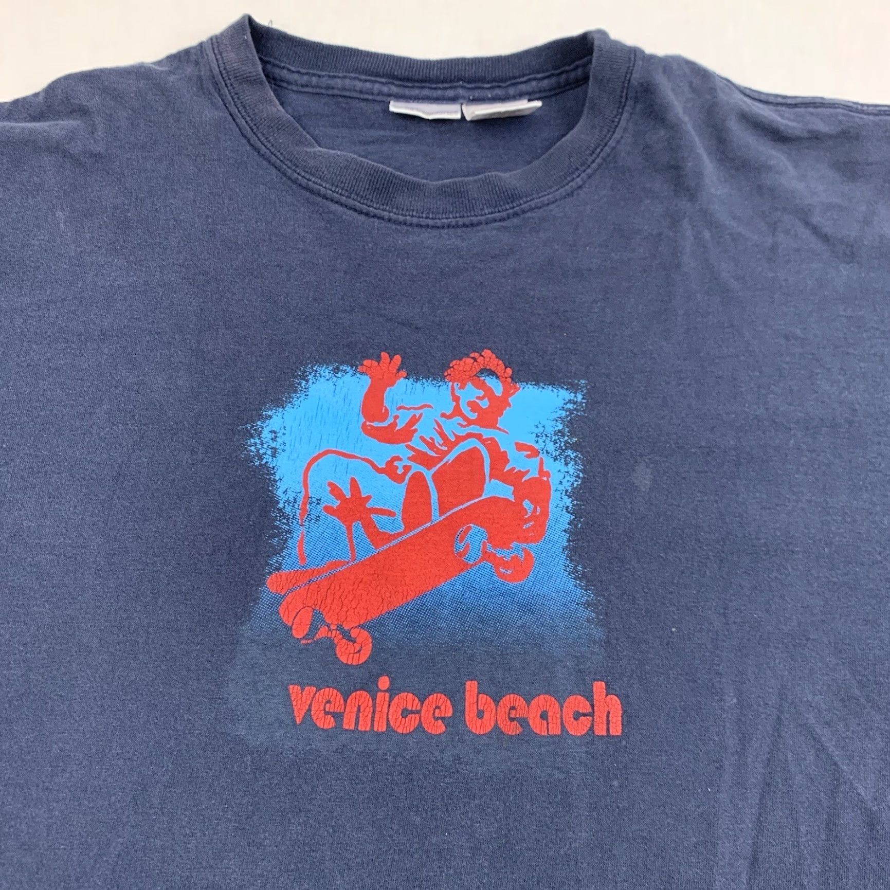 Vintage VINTAGE No Boundaries Grunge Shirt Adult Medium Blue Y2K Venice Beach Mens Size US M / EU 48-50 / 2 - 2 Thumbnail