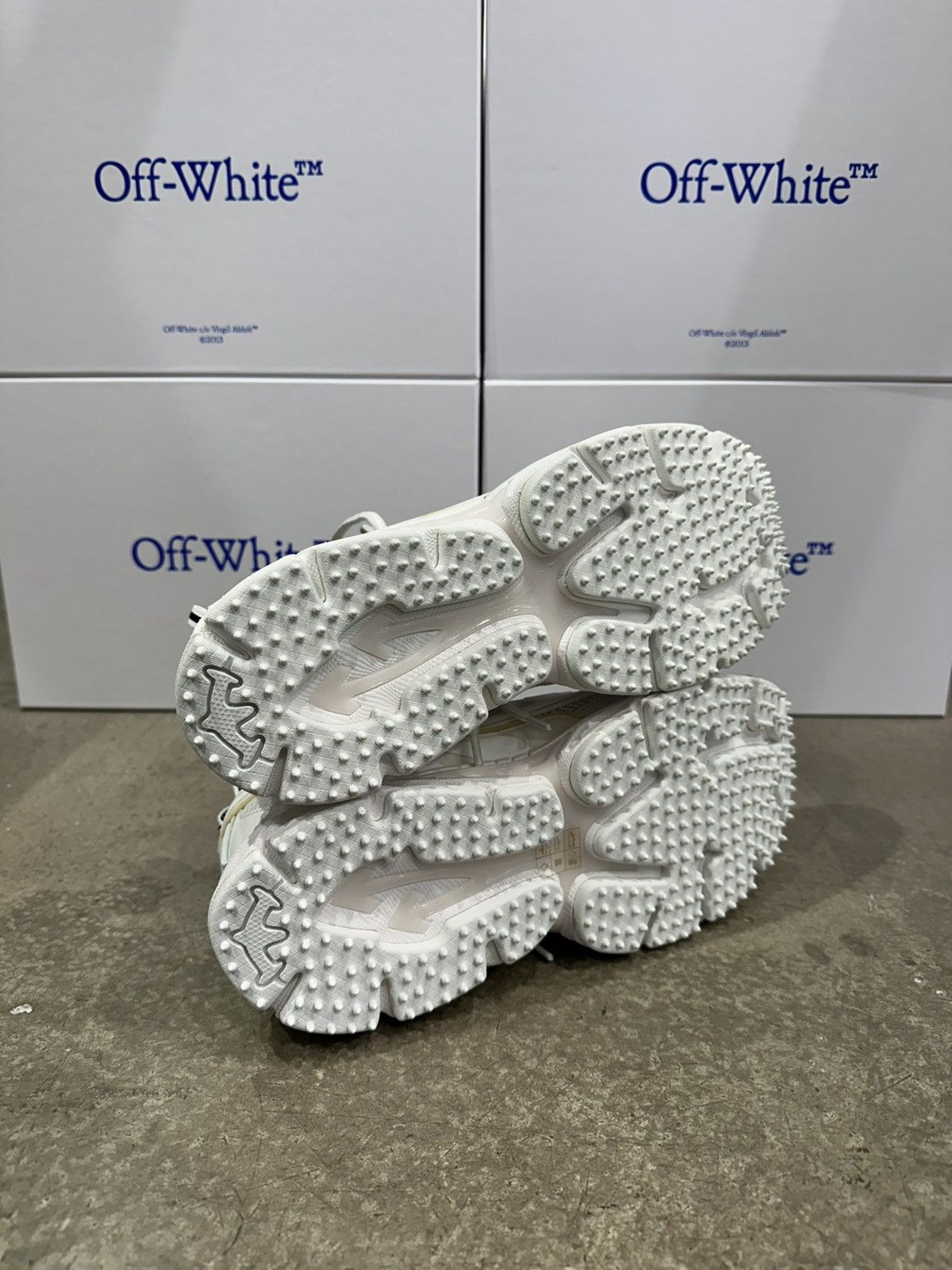 Off-White OFF-WHITE - Be Right Back Sneakers White Size US 12 / EU 45 - 5 Thumbnail