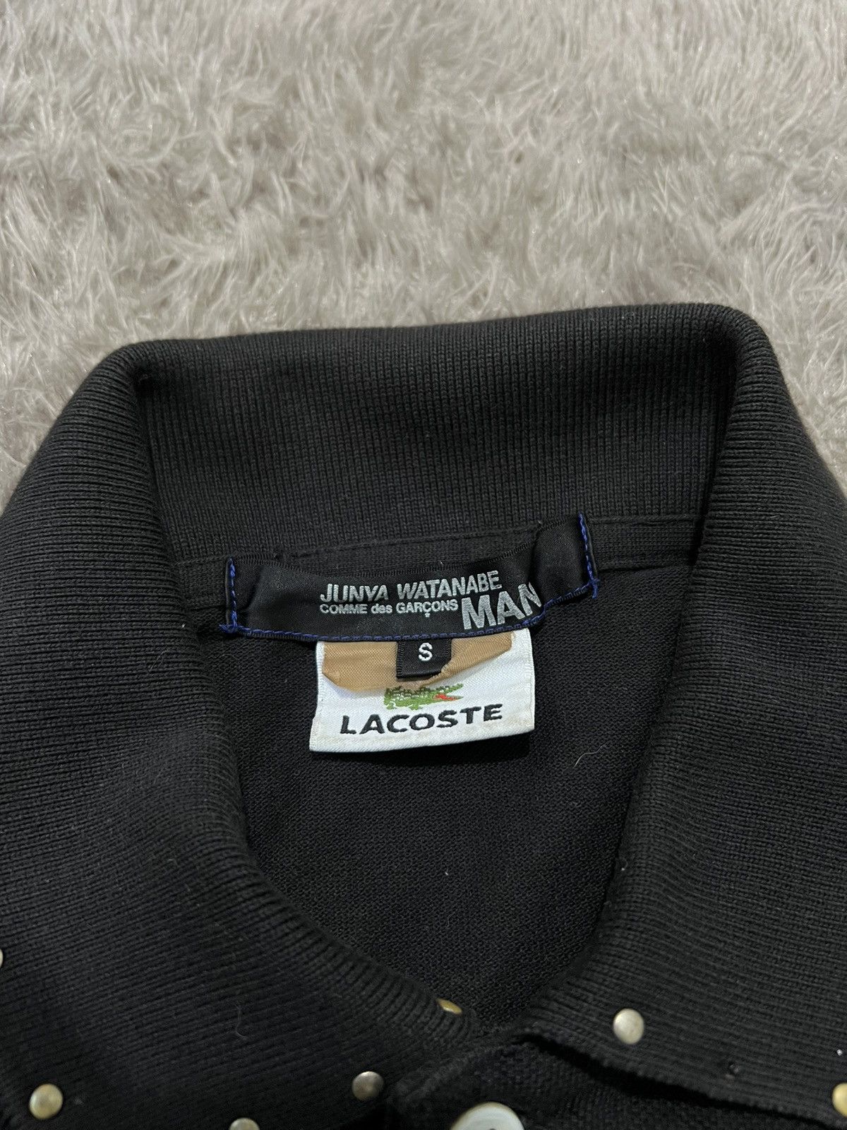 Junya Watanabe × Lacoste Archive Junya Watanabe x Lacoste Studded Patchwork Polo Size US M / EU 48-50 / 2 - 5 Thumbnail