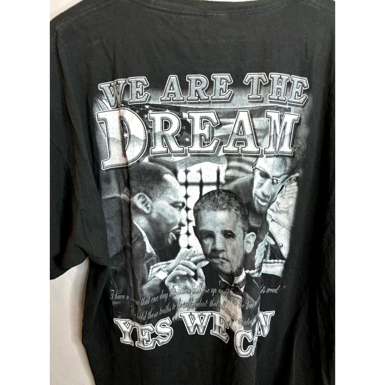 Vintage Suna Black History Culture Crew Tee T-shirt 2XL Black Mens Graphic 90s Skull Obama MLK Vintage No 277 Size US XXL / EU 58 / 5 - 5 Thumbnail