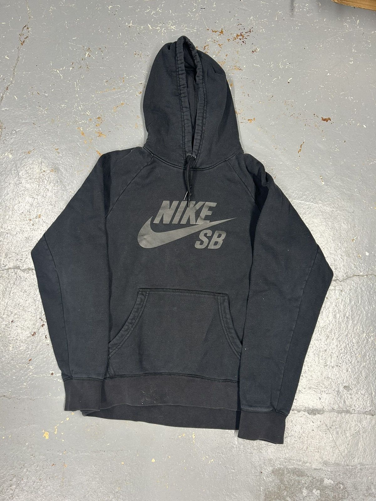 Nike × Vintage Crazy Vintage Y2K Black Nike SB Pullover Hoodie Sweatshirt Size US M / EU 48-50 / 2 - 1 Thumbnail