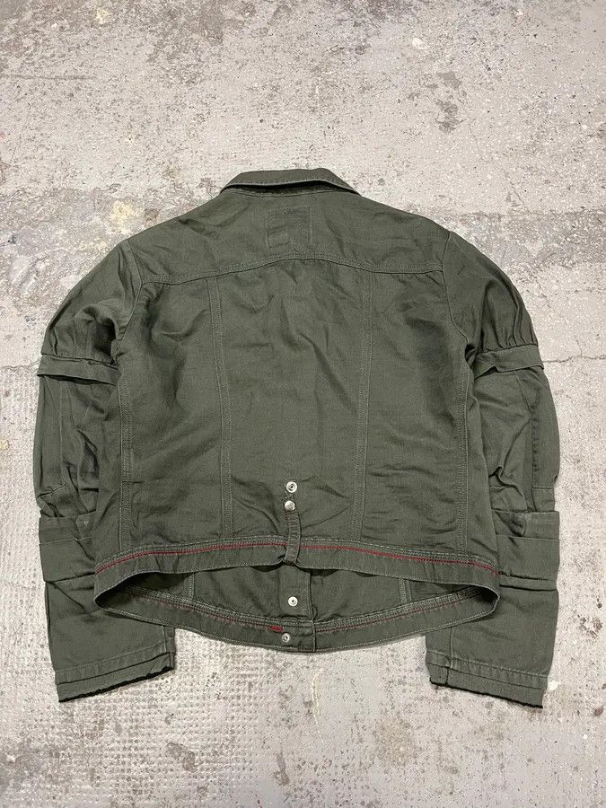 Marithe + Francois Girbaud SS2013 Marithé + François Girbaud Green Buttoned Light Jacket Size S / US 4 / IT 40 - 5 Thumbnail
