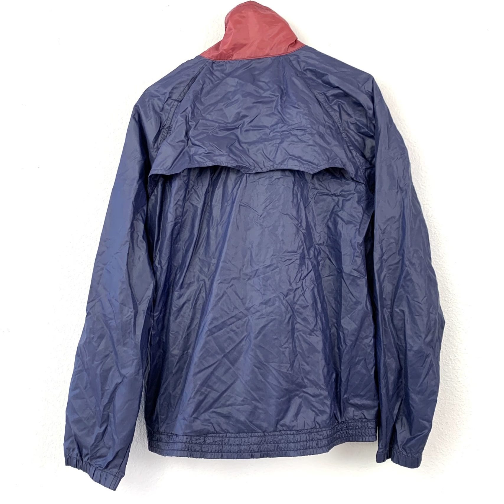 Dunlop VINTAGE Dunlop Tracksuit Set Jacket Pants Navy Blue Red Full Zip Nylon 2 Piece Mens M Size US 31 - 7 Thumbnail