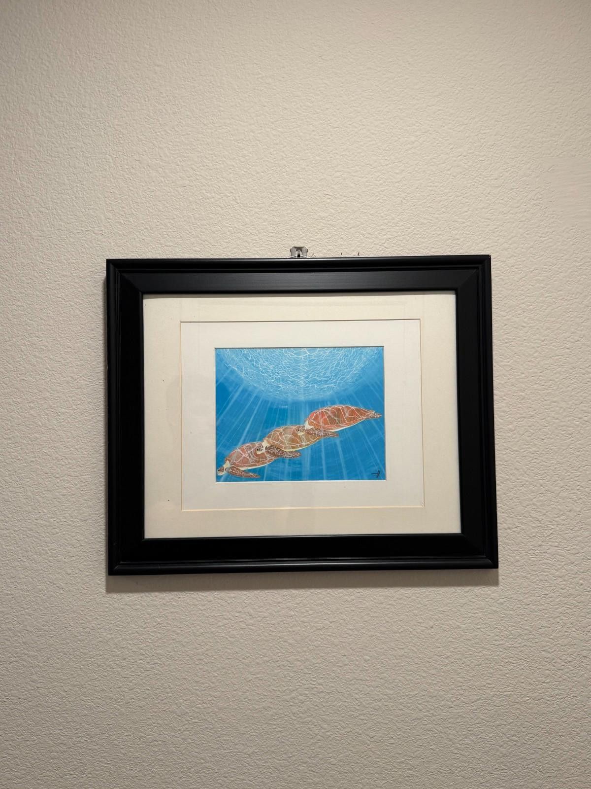 Other Scott Wright La Jolla Framed Sea Turtles Underwater Art Prin Size ONE SIZE - 3 Thumbnail