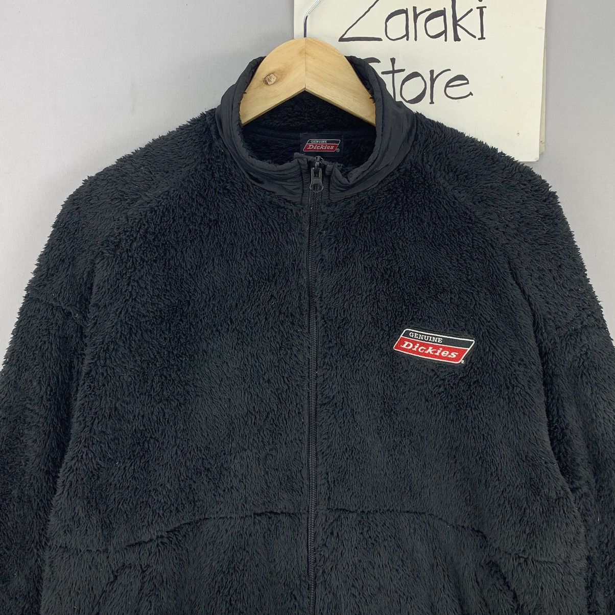 Dickies Dickies Black Fleece Zipper Jacket Size US M / EU 48-50 / 2 - 2 Thumbnail