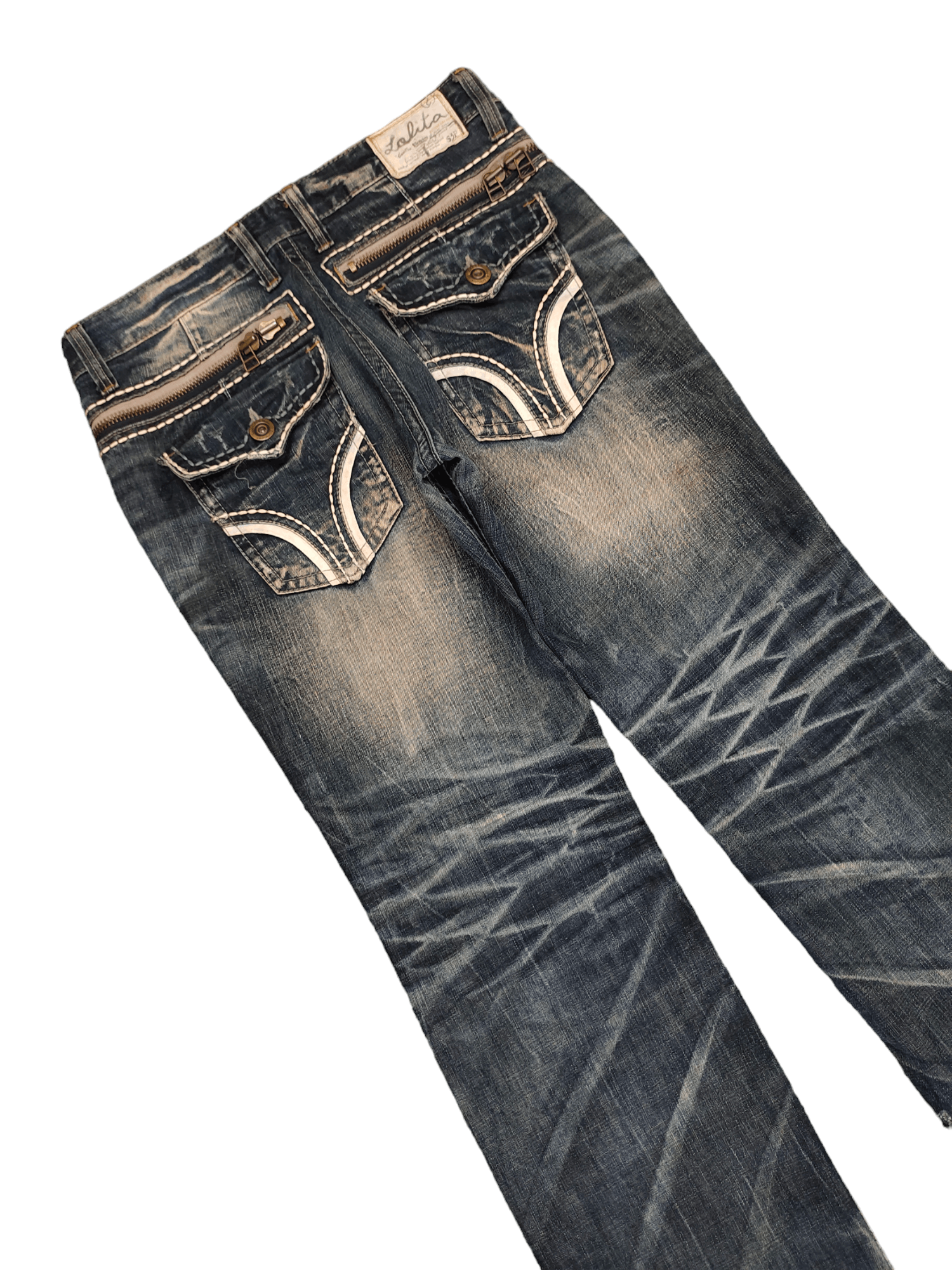 Kapital Vintage Y2k Lolita Distress Faded Jeans True Religion Styles Size US 32 / EU 48 - 6 Thumbnail