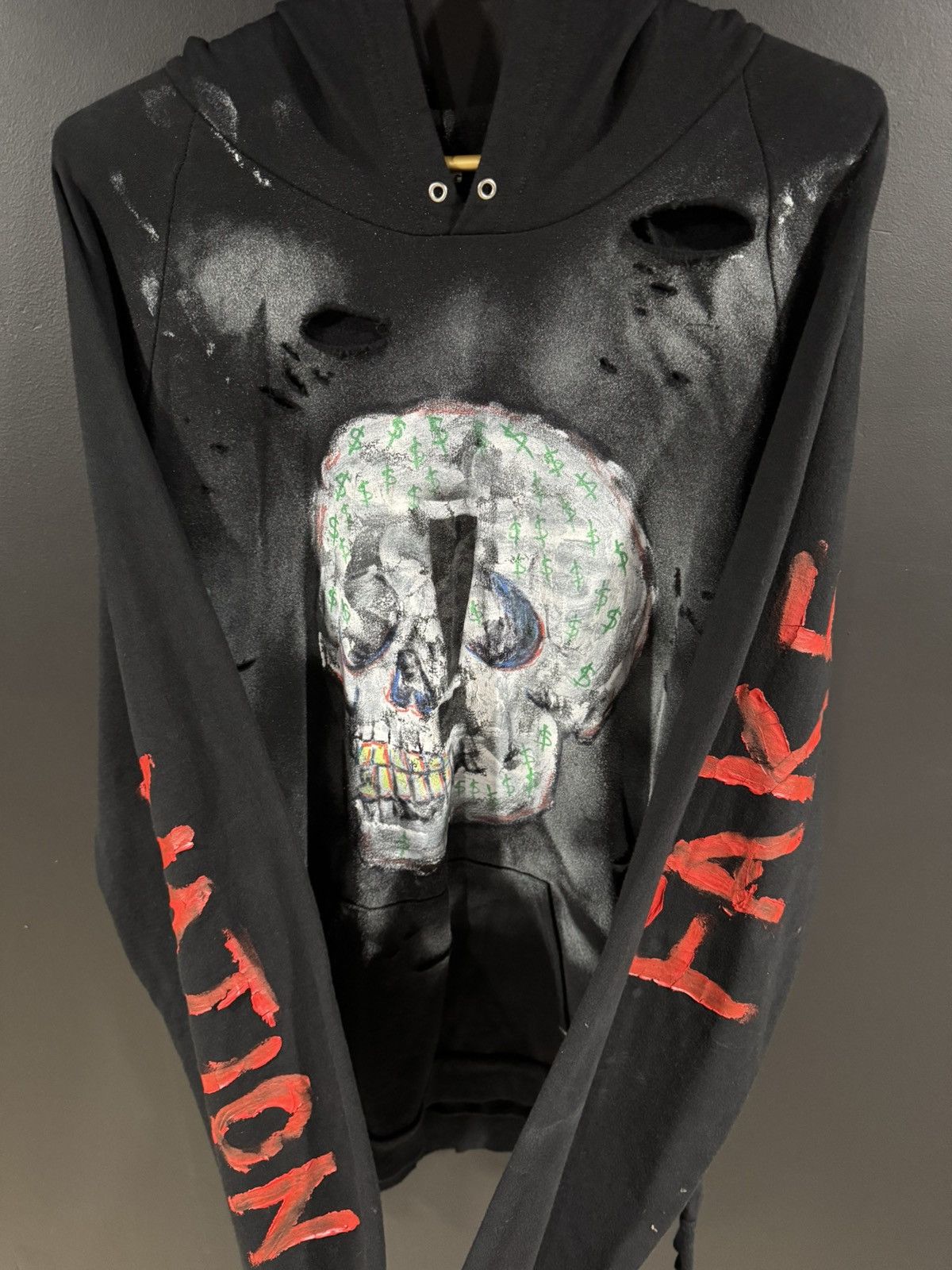 Other 2000s Y2K Vintage Custom Art Piece Graffiti Thrash Hoodie XL Size US XL / EU 56 / 4 - 3 Thumbnail