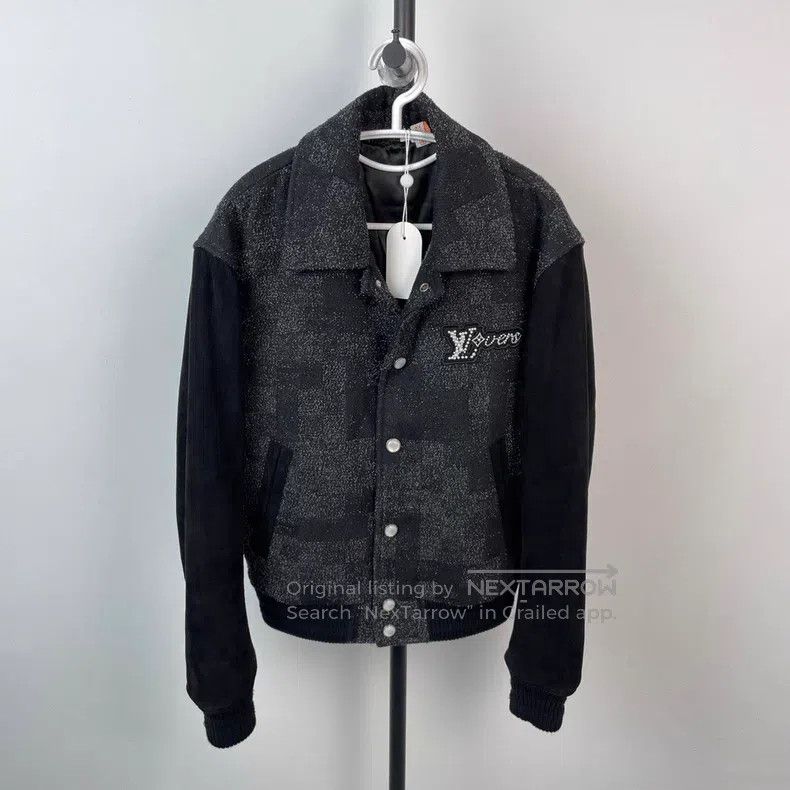 Louis Vuitton Black checkerboard jacket
