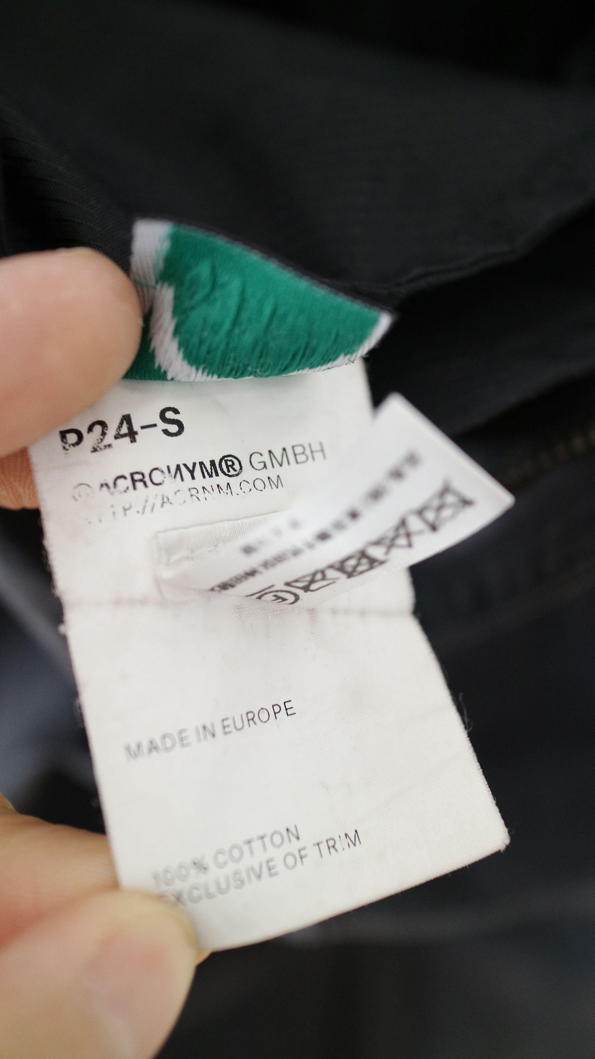 Acronym Acronym SS'17 P24-S Size US 32 / EU 48 - 4 Thumbnail