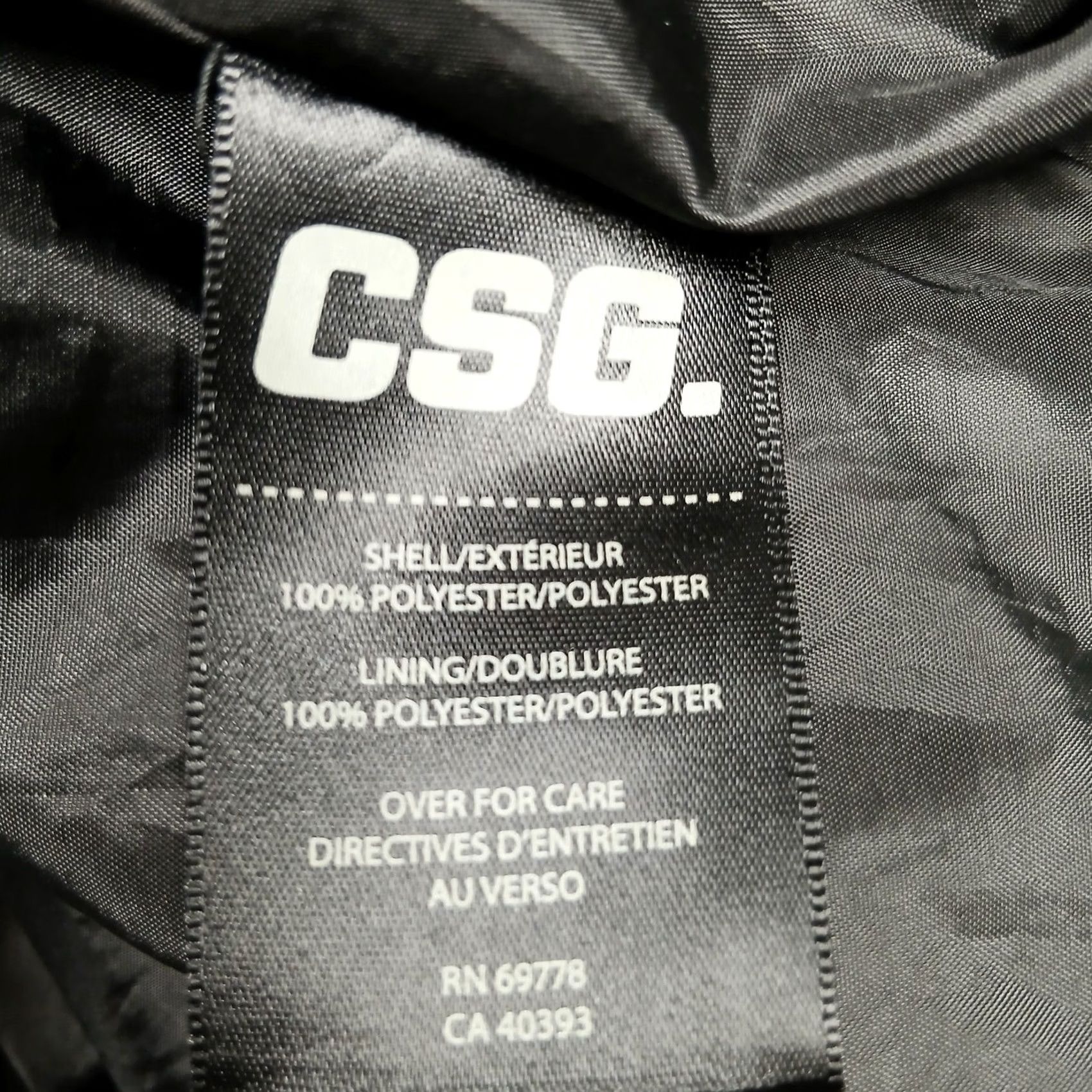 Vintage CSG Bomber Jacket Men XL Gray Black Camouflage Lightweight Zip Up Streetwear Casual Jacket Size US XL / EU 56 / 4 - 6 Thumbnail