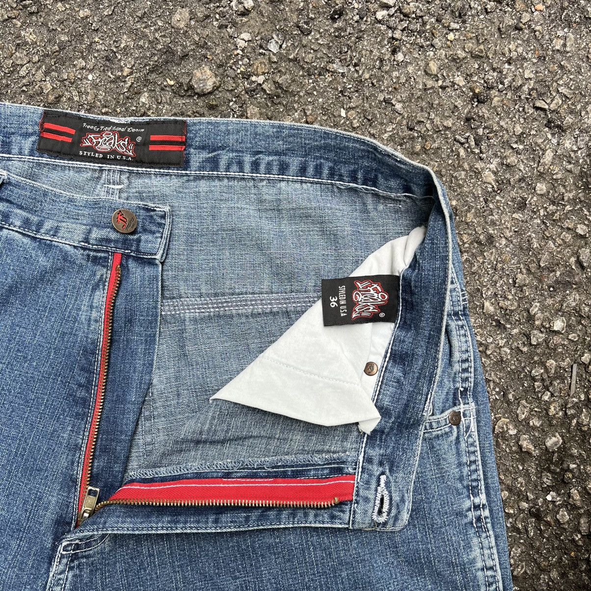 JNCO Y2K Freaks Jorts Baggy Jeans Big Pocket Skater Styled Shorts Size US 34 / EU 50 - 7 Thumbnail
