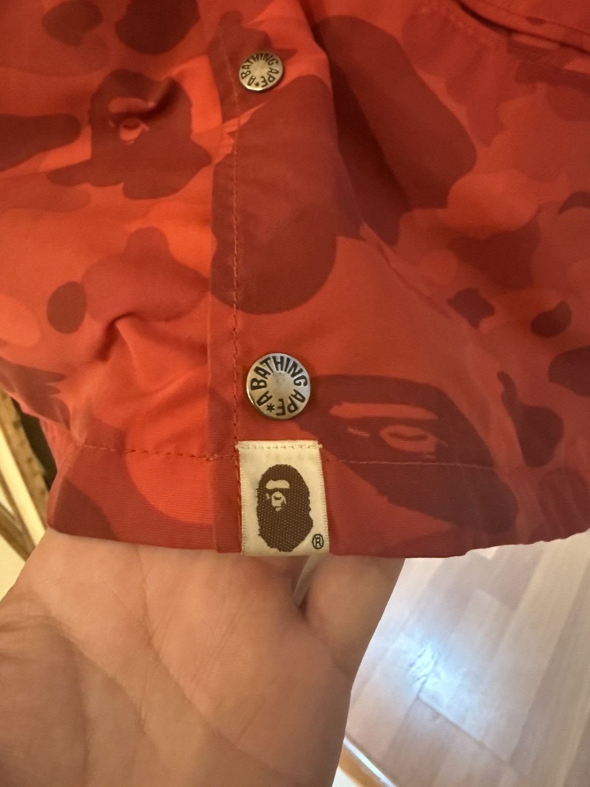 Bape Bape bathing ape college red camo college coach jacket M Size US M / EU 48-50 / 2 - 3 Thumbnail