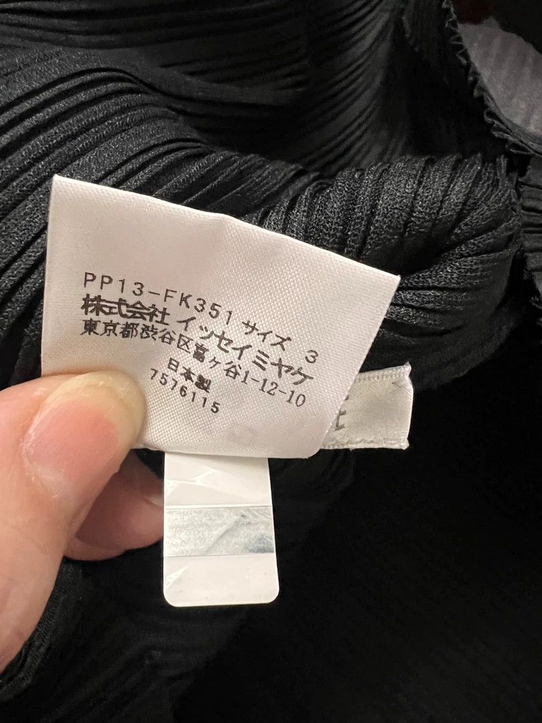 Issey Miyake issey miyake size:3 Black ribbed semi-high-neck top 2506-N Size XXS / US 00 / IT 34 - 4 Thumbnail