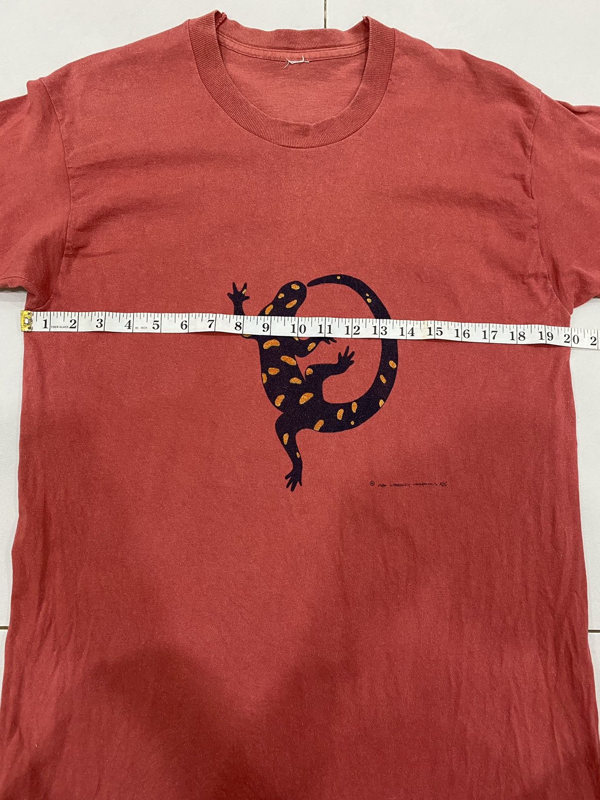 Vintage 1986 Liberty Graphics Salamander tee Size US L / EU 52-54 / 3 - 6 Thumbnail