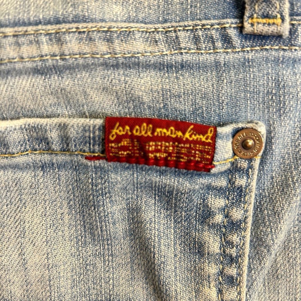 7 For All Mankind 7 for all mankind size 26 jeans light washed Size 26" / US 2 / IT 38 - 9 Thumbnail