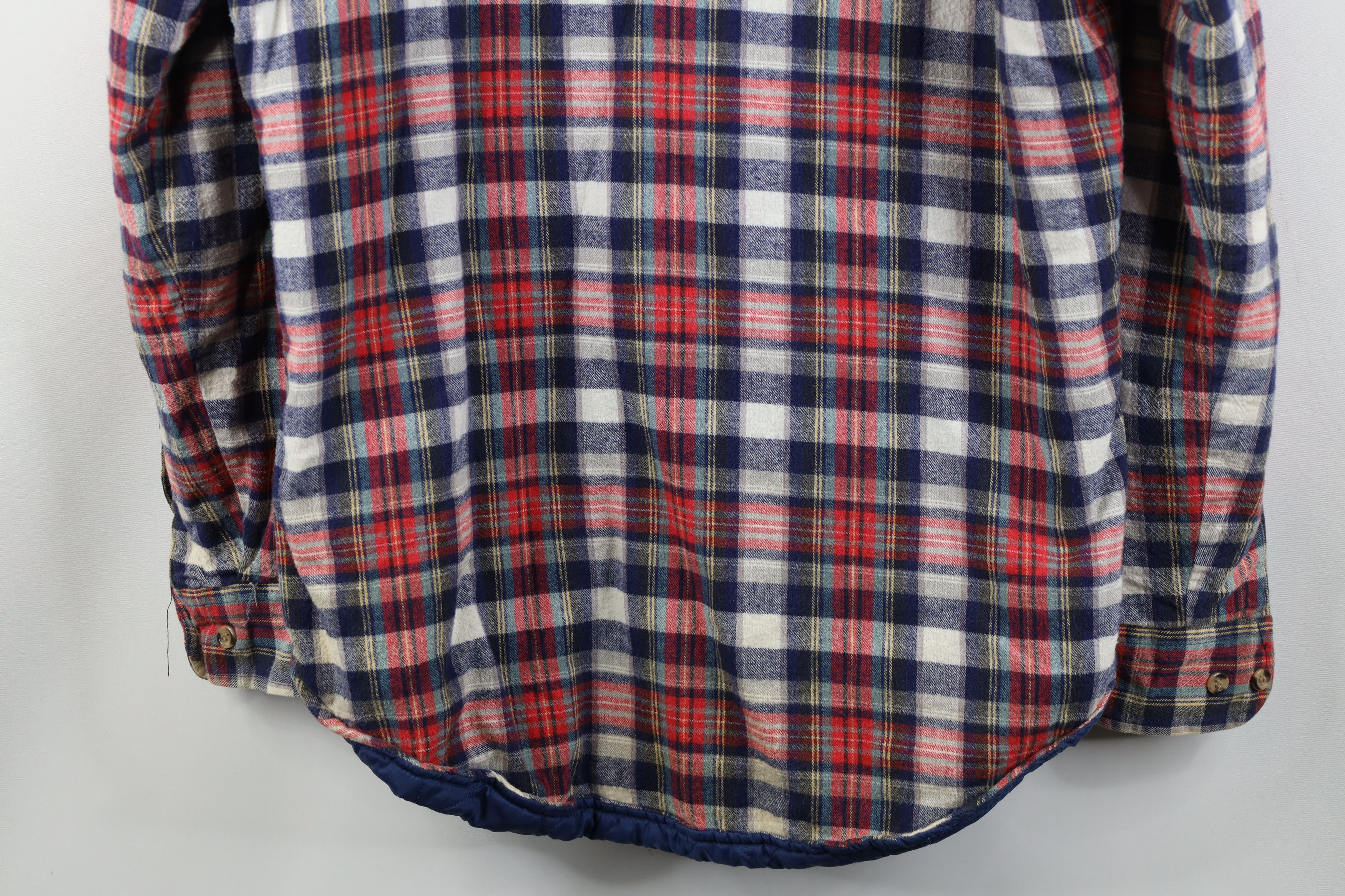 Vintage Vintage 70s Streetwear Quilted Flannel Shirt Jacket Jac Size US M / EU 48-50 / 2 - 14 Thumbnail