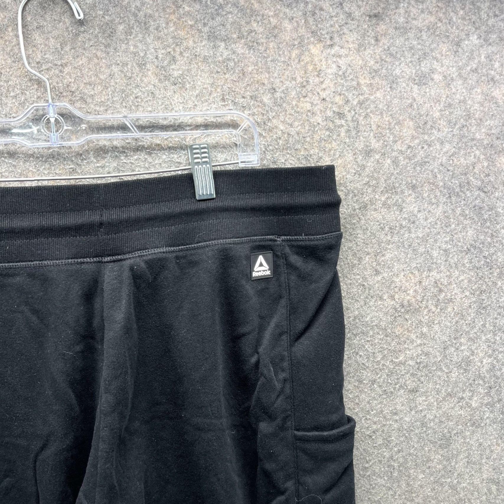 Reebok Reebok Jogger Sweatpants Mens XL Black Fleece Lounge Pants Athletic Casual ID: 41382 Size US 36 / EU 52 - 5 Thumbnail