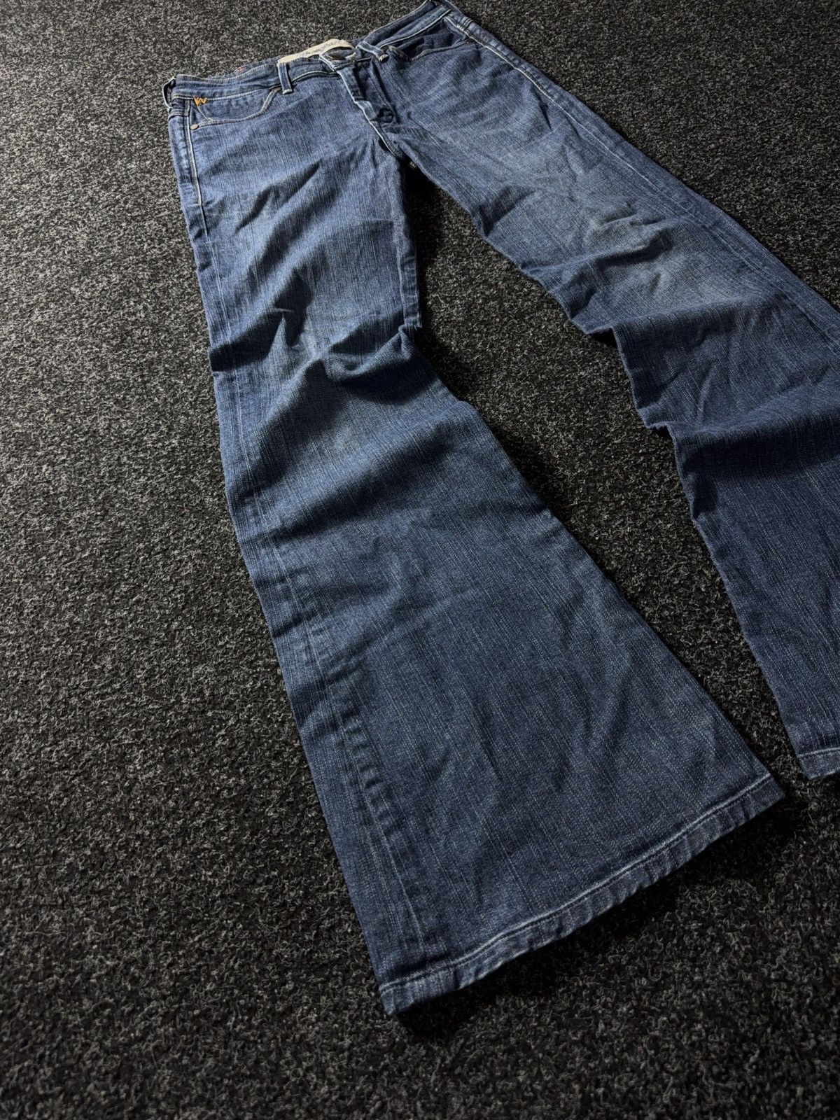 Hysteric Glamour × If Six Was Nine × Wrangler 2000s flared wrangler denim pants jeans y2k style Size 29" - 2 Thumbnail