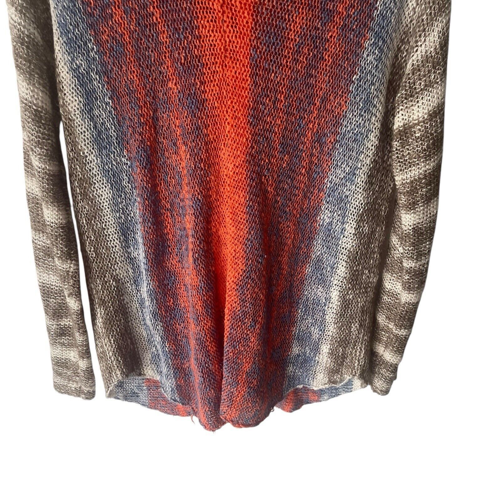 Other The Buckle Day Trip Rainbow Open Knit Oversized Sweater Size M / US 6-8 / IT 42-44 - 3 Thumbnail