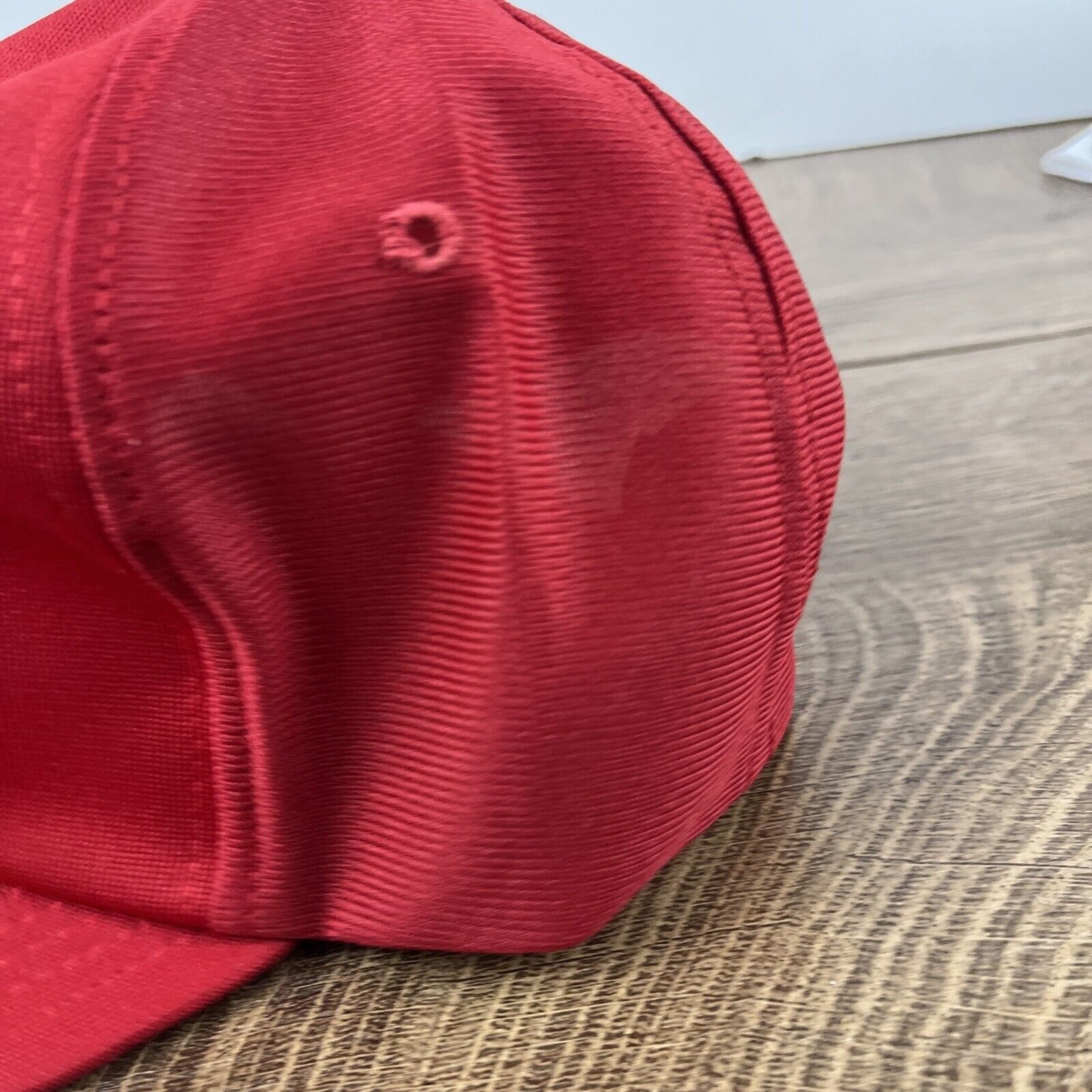 Other Red Trucker Hat Red Hat Adjustable Adult Size Hat Red Cap Size ONE SIZE - 7 Thumbnail