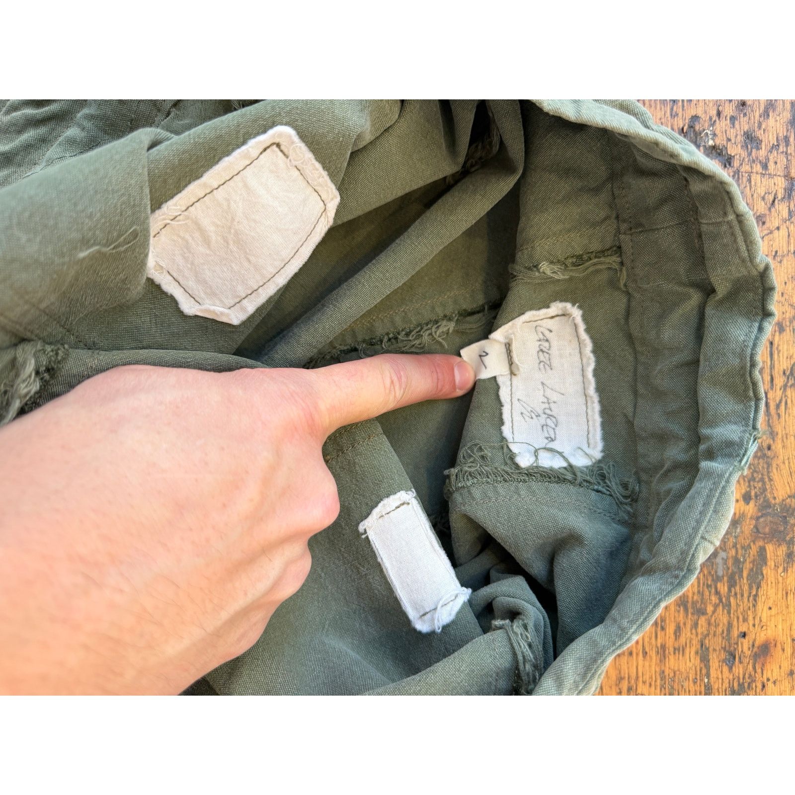 Greg Lauren Greg Lauren SAMPLE Army Tent Patchwork Pants Size US 32 / EU 48 - 5 Thumbnail
