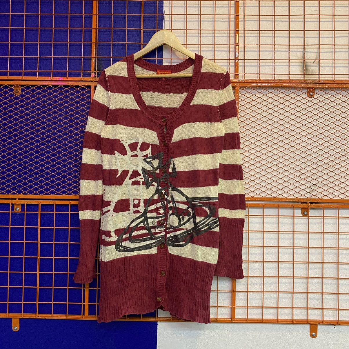 Vivienne Westwood Vintage Vivienne Westwood Cardigan Knitwear Rare Design❗️ Size S / US 4 / IT 40 - 1 Thumbnail