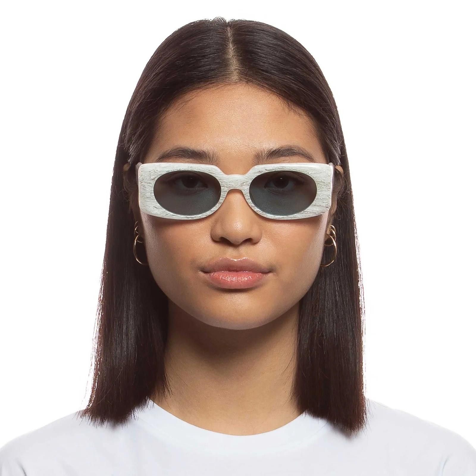 Le Specs New le specs sunglasses bow down quartz agate white grey Size ONE SIZE - 3 Thumbnail