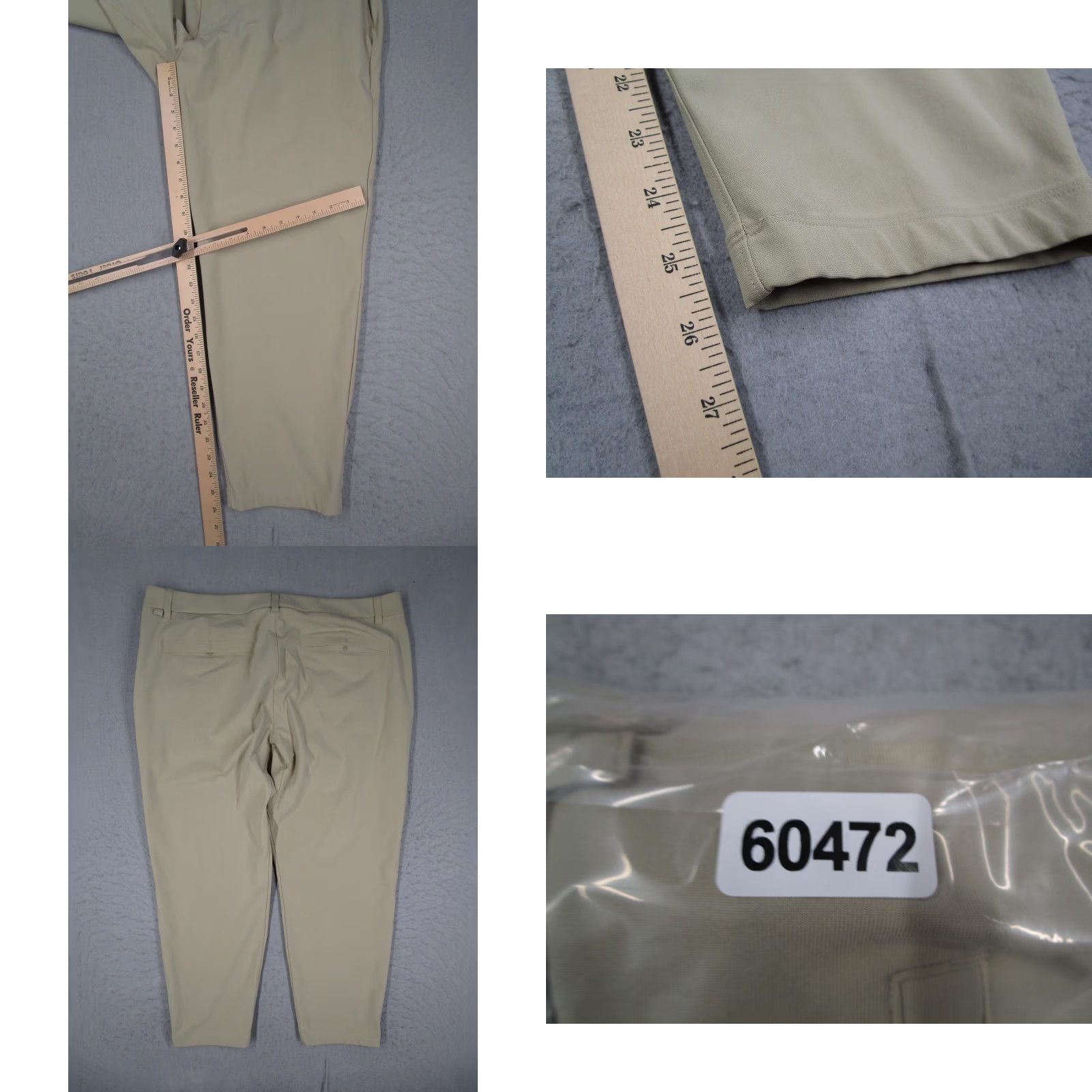 Lululemon Lululemon Pants Mens 38x26 Beige Chino Slim Stretch Flat Front 5-Pocket Office Golf Casual LM5AQXS Size US 38 / EU 54 - 8 Thumbnail