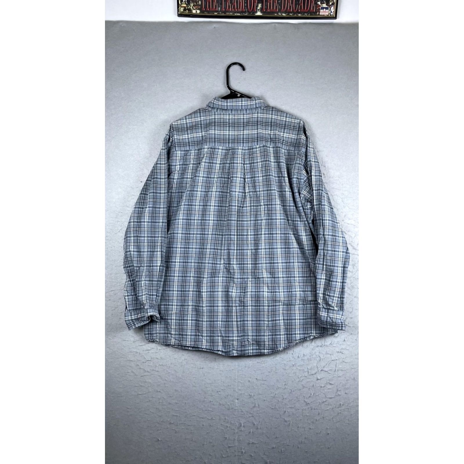 Carhartt Carhartt Shirt Mens XL Blue Plaid Long Sleeve Button Front Cotton Casual Size US XL / EU 56 / 4 - 6 Thumbnail