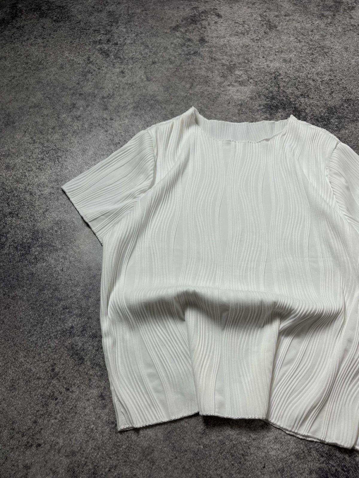 Pleats Please Issey Miyake 🔥90's Issey Miyake Pleats Please Vibe Japan Boxy Tee Size US S / EU 44-46 / 1 - 4 Thumbnail
