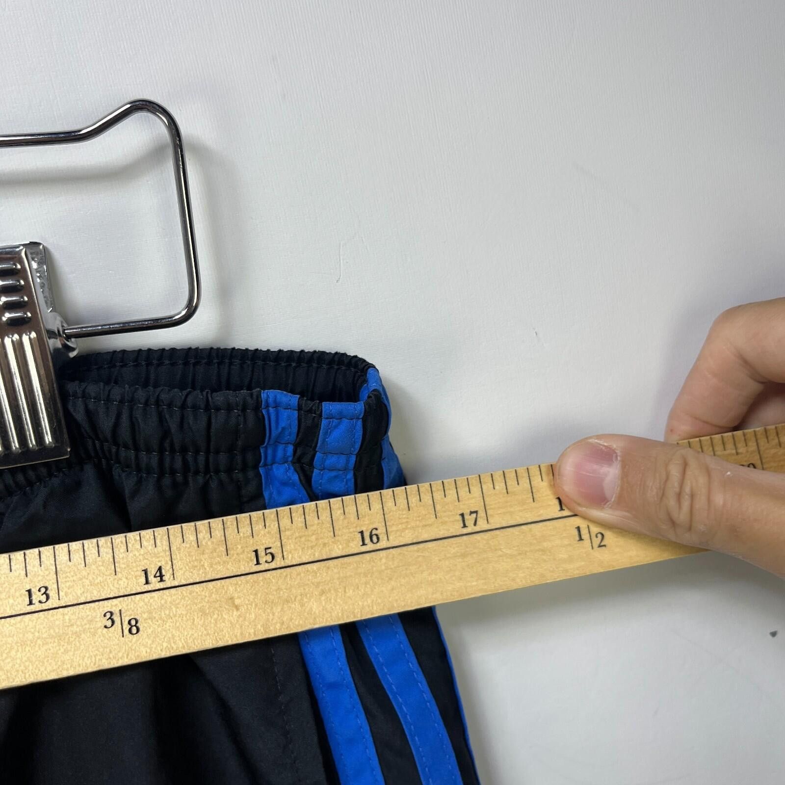 Adidas Vintage Y2K Adidas Three Stripe Blue Piping Nylon Pants L Size US 34 / EU 50 - 4 Thumbnail