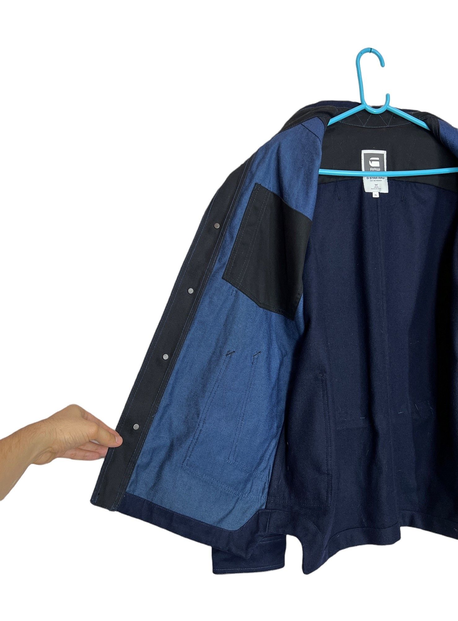 G-Star G-Star Raw Faeros PM Overshirt L/S Denim Jacket Size US L / EU 52-54 / 3 - 7 Thumbnail