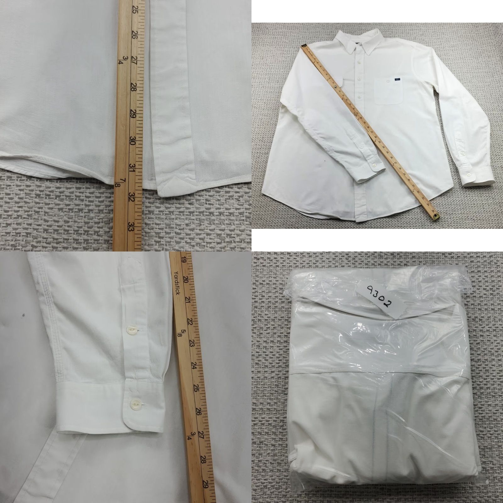 Polo Ralph Lauren VINTAGE Polo Ralph Lauren Button-Up Shirt Mens 2XL Long Sleeve White Cotton Pockets 90s Classic USA Size US XXL / EU 58 / 5 - 9 Thumbnail