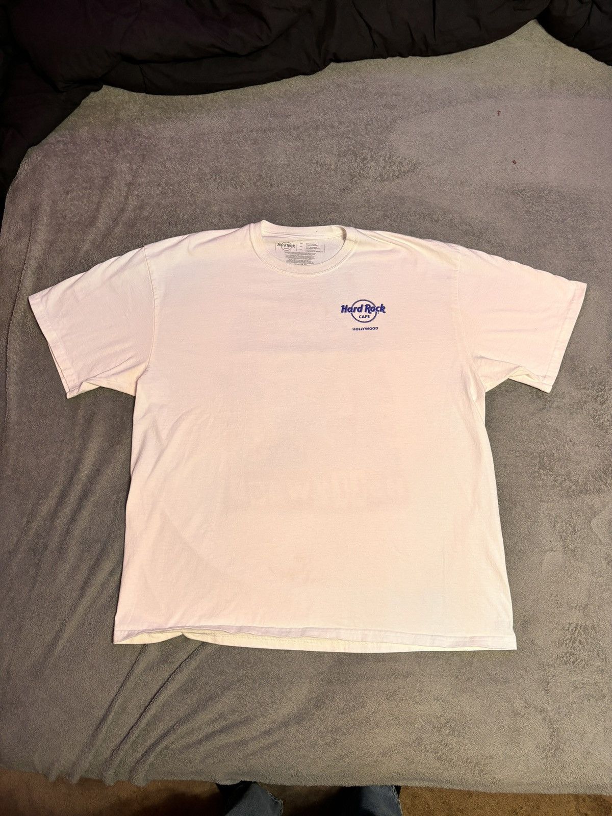 Hard Rock Cafe Hollywood Hard Rock Cafe white shirt sleeve t-shirt Size US L / EU 52-54 / 3 - 2 Thumbnail