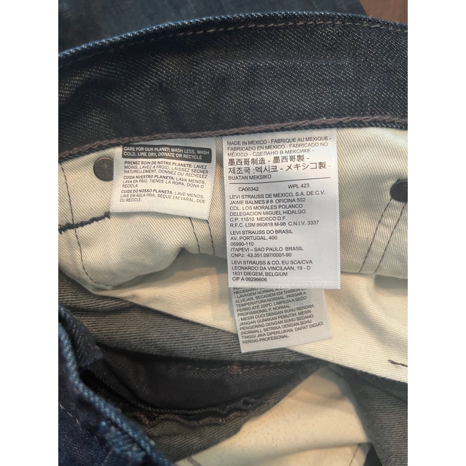 Levi's Levi's 513 Slim Straight Jeans 36x30 Dark Wash New Size US 36 / EU 52 - 7 Thumbnail