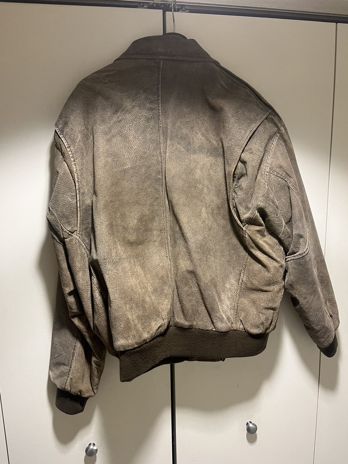 Phase 3 × Vintage Vintage Phase 3 Leather Bomber Size US XL / EU 56 / 4 - 2 Thumbnail