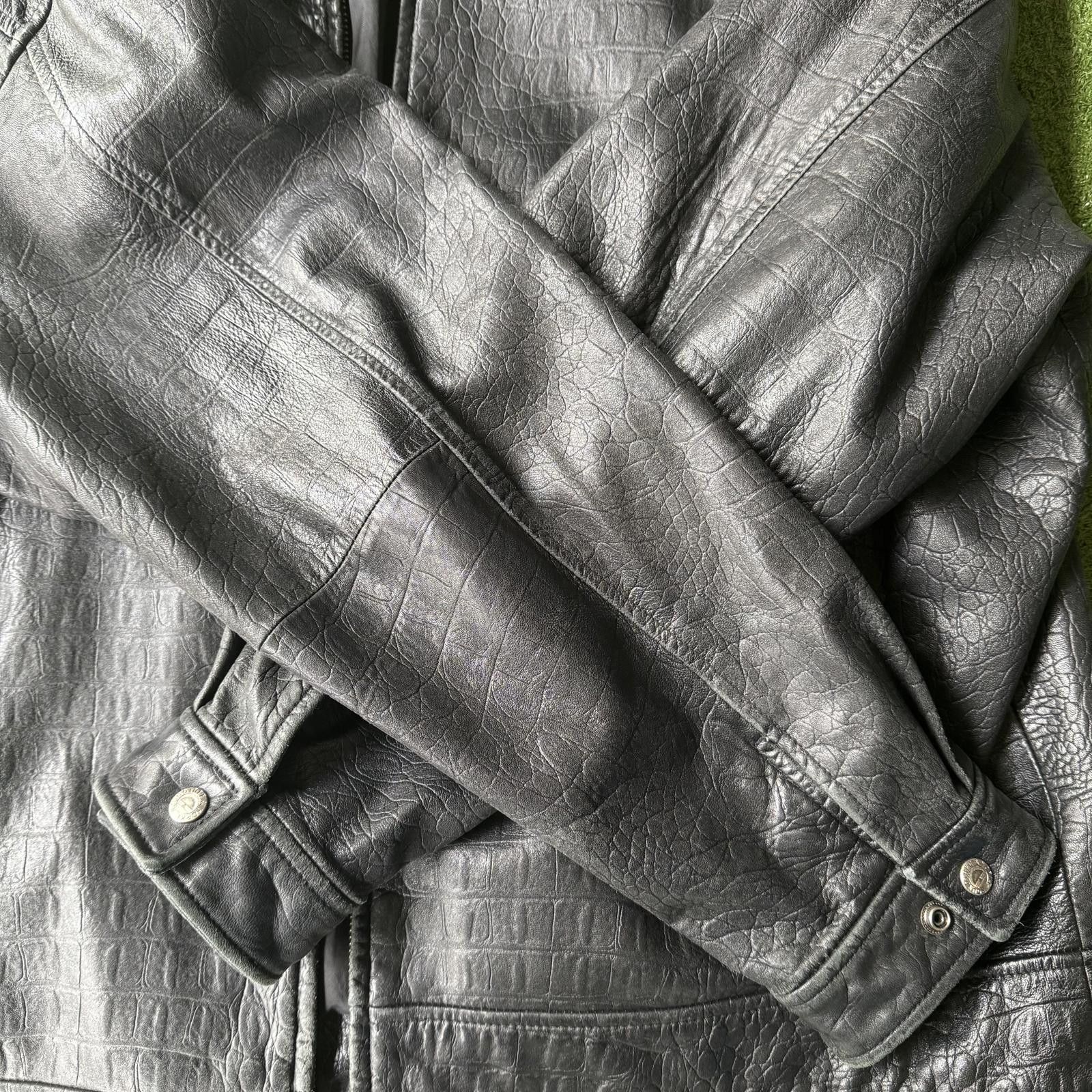 Designer Stylish Black Leather Jacket – Size XL Size ONE SIZE - 3 Thumbnail