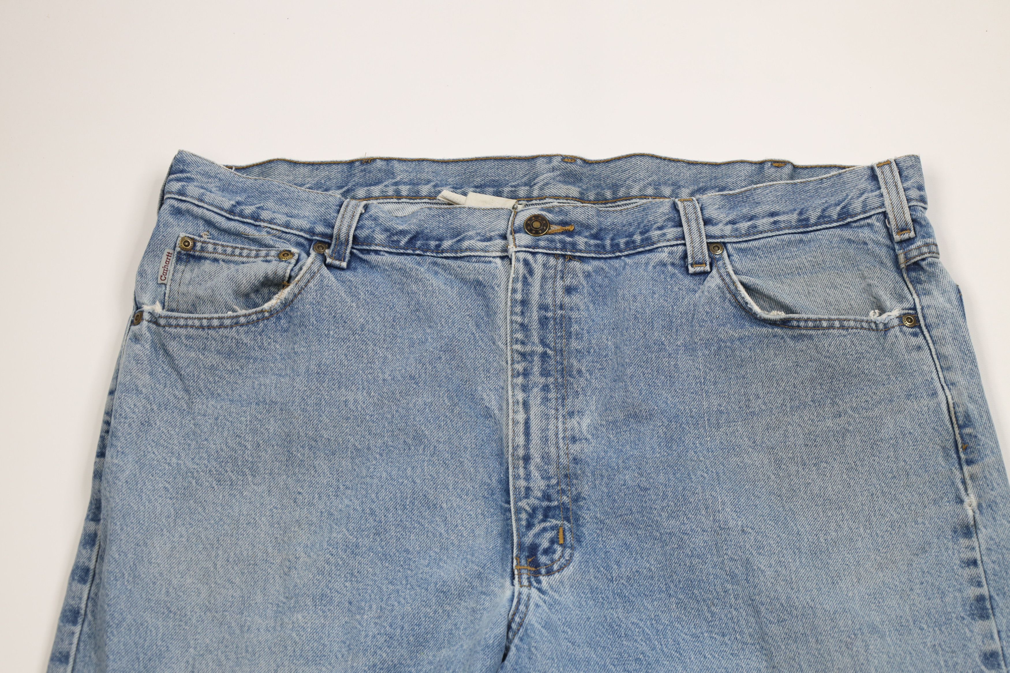 Carhartt Vintage 90s Carhartt Traditional Fit Denim Jeans Blue Size US 42 / EU 58 - 2 Thumbnail
