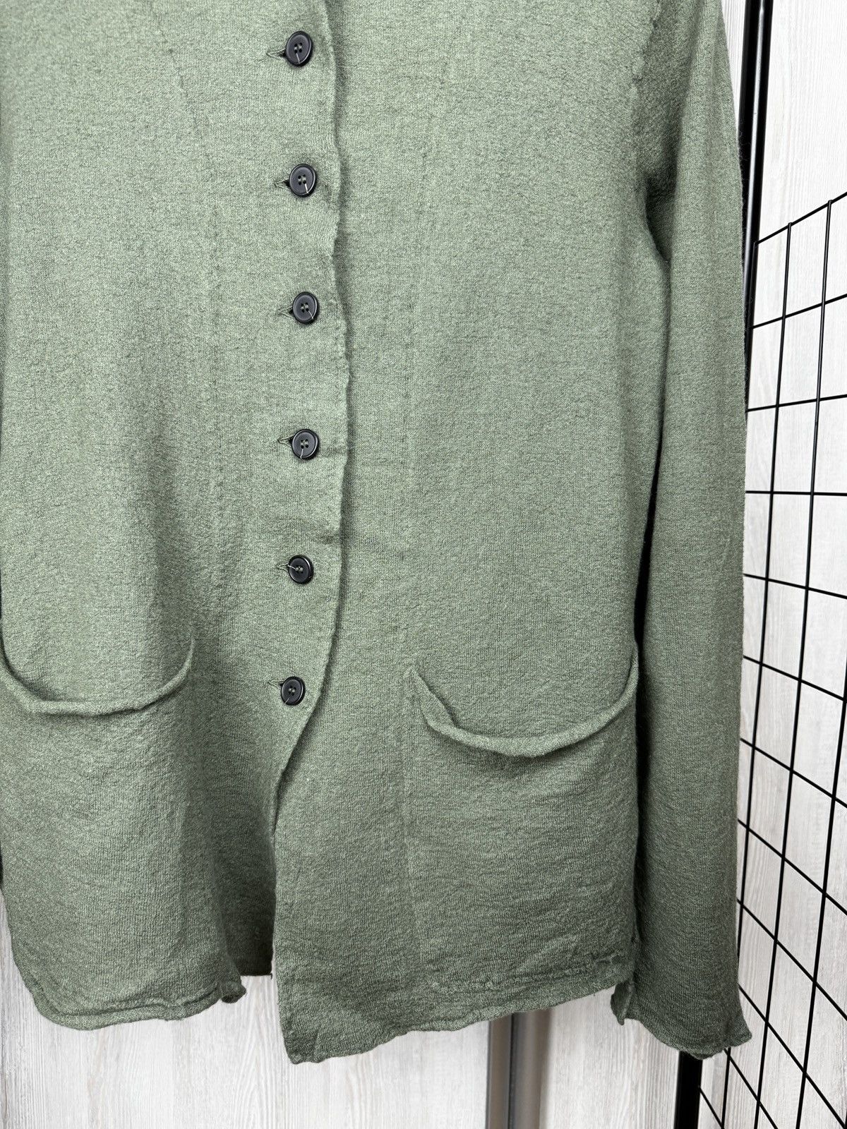 Rundholz Rundholz Avantgarde Knitwear Sweater Cardigan Wool Green L Size L / US 10 / IT 46 - 4 Thumbnail