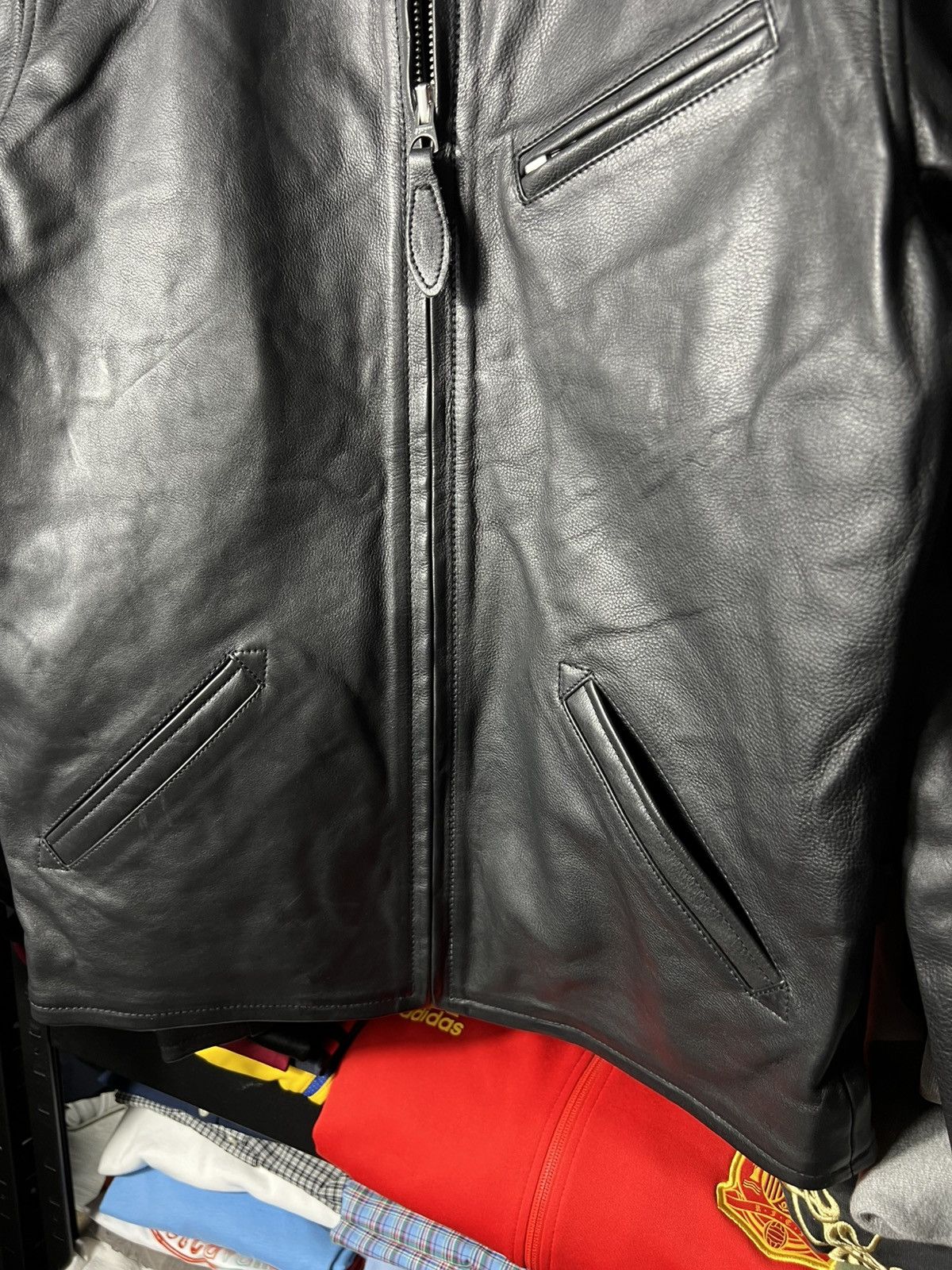 Schott 🖤 Schott NYC Black Leather Jacket Vintage Style Biker Size L Size US L / EU 52-54 / 3 - 8 Thumbnail