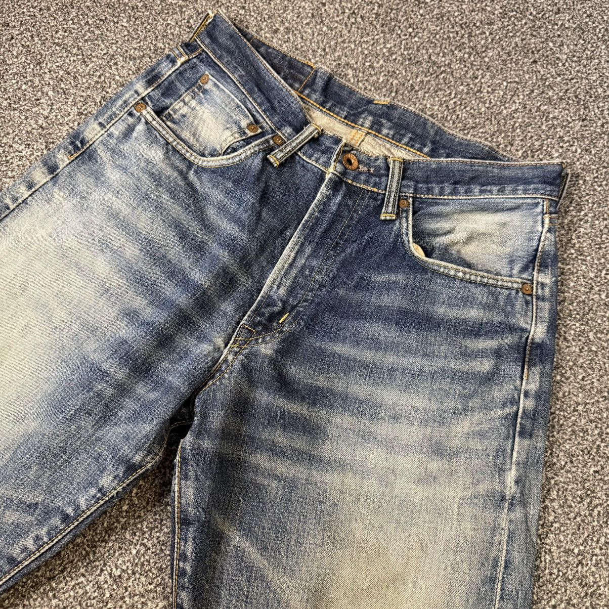 Edwin 🔥🇯🇵 90s Japanese Selvedge Edwin 505X Faded Aging Denim Size US 32 / EU 48 - 3 Thumbnail