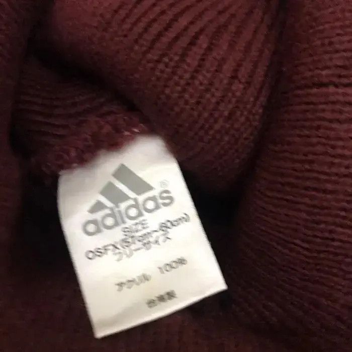Adidas × Vintage Adidas Big Logo Beanie Hat Size ONE SIZE - 6 Thumbnail